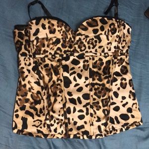 Marciano leopard corsett